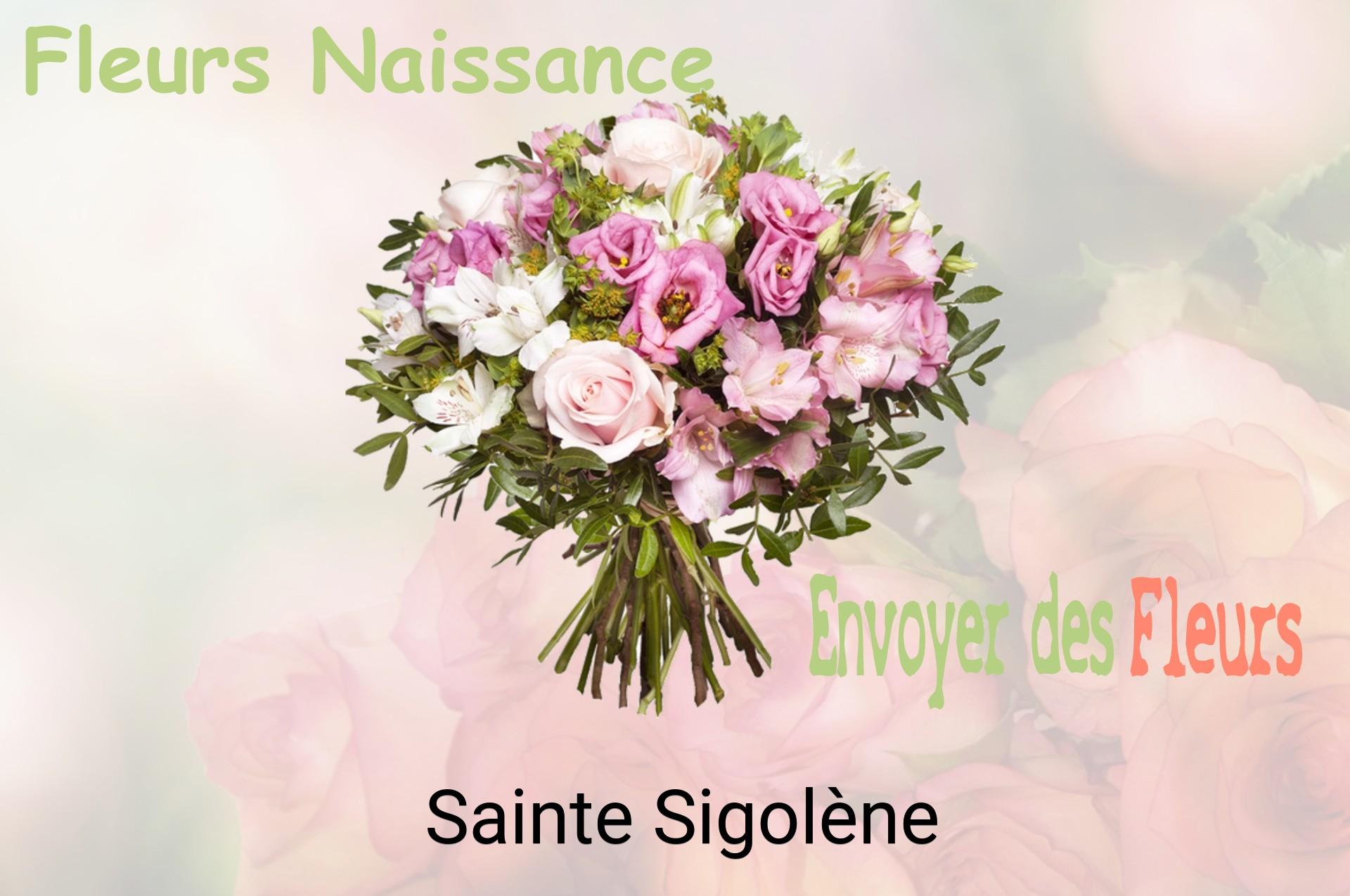Bouquet de fleurs de naissance livré à Sainte-Sigolène